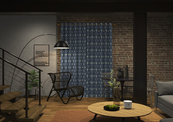 Narvik, Blue - Made to Measure Curtains - Image 7